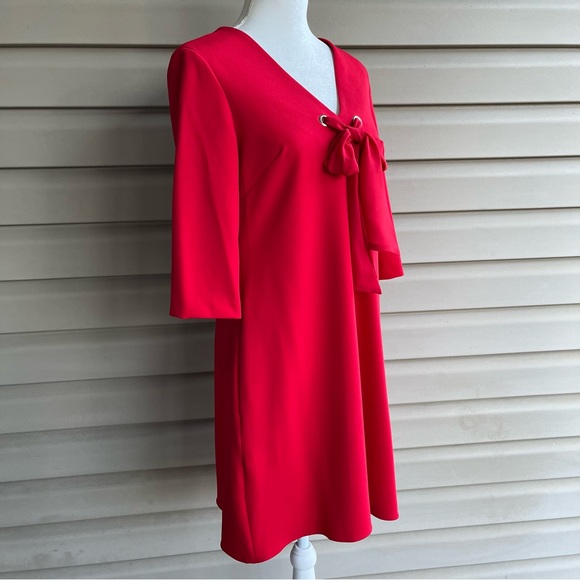 •Donna Morgan• A-Line Dress with Bow Detail - Size 8 - Picture 4 of 9